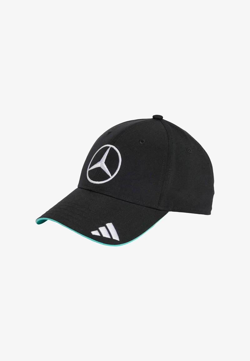 delicate colors adidas Performance MERCEDES - AMG PETRONAS FORMULA ONE TEAM QUARTER ZIP Cap black  white Accessories Hats & headscarves Caps