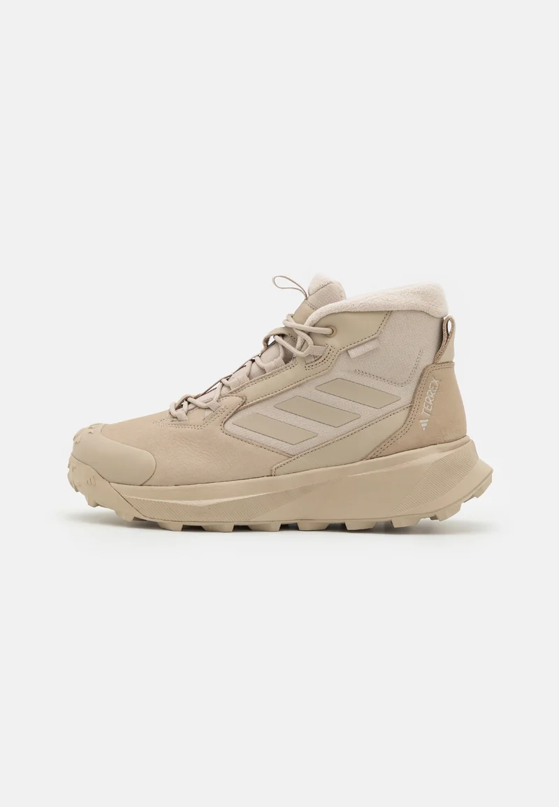 discountable price Adidas Terrex TERREX WINTER BOOT MID LEATHER - Winter boots beige/alumina Sport Sale Shoes Boots
