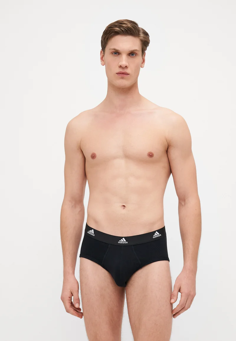 reputable site adidas Sportswear 3 PACK - Briefs black Clothing Underwear & Socks Underpants Boxer shorts