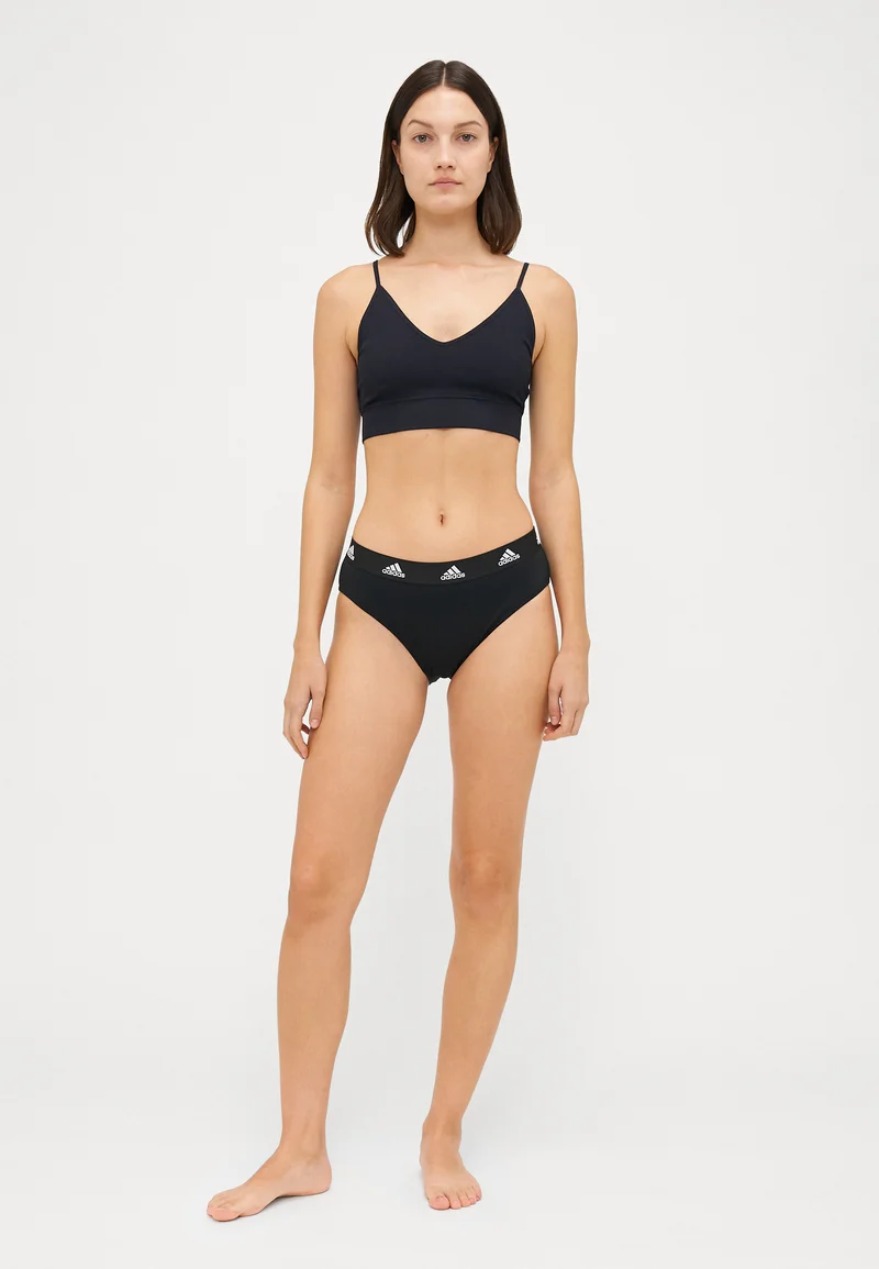 Shop Best Sellers adidas Sportswear 3 PACK - Briefs black/blue/grey melange Clothing Underwear Shapewear
