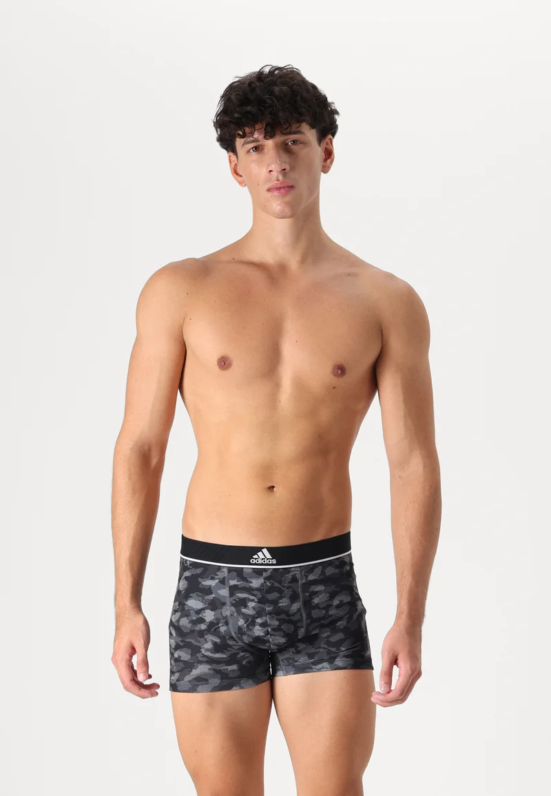 Official adidas Sportswear ACTIVE MICRO 3 PACK - Pants schwarz/camo/grau Clothing Underwear & Socks Underpants Boxer shorts