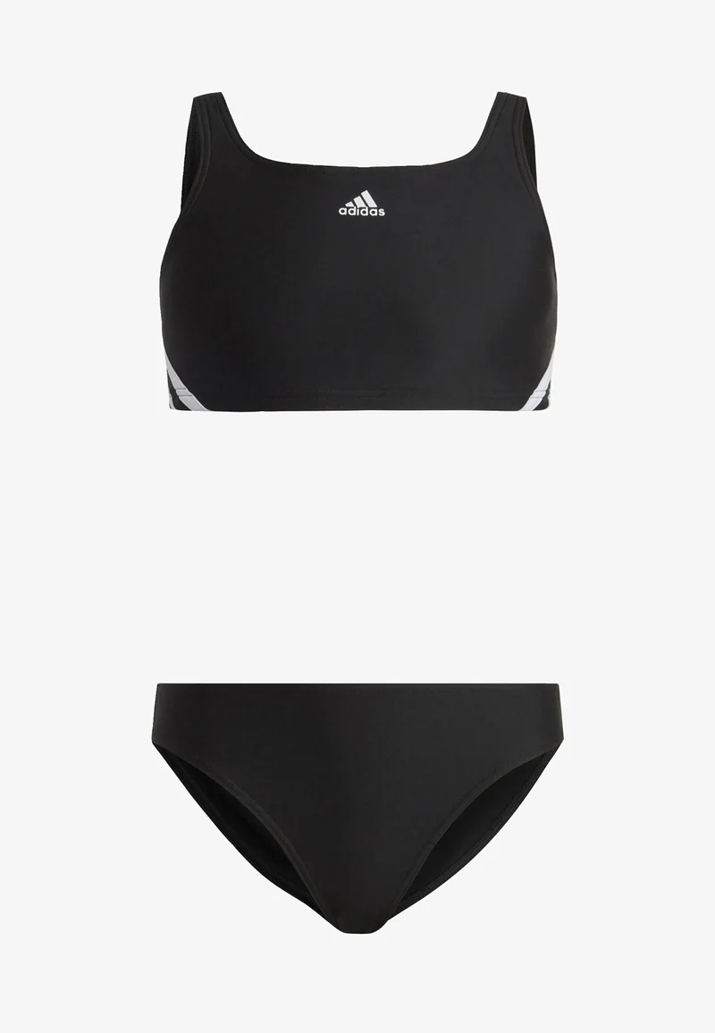 beautiful in colors adidas Sportswear 3-STRIPES SET - Bikini black  white Sport Clothing Swim & surfwear Bikinis