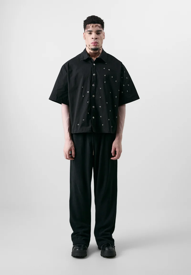 Best Selling Clearance Atelier de roupa UNISEX - Button-down blouse black Streetwear Clothing Shirts & Blouses Blouses