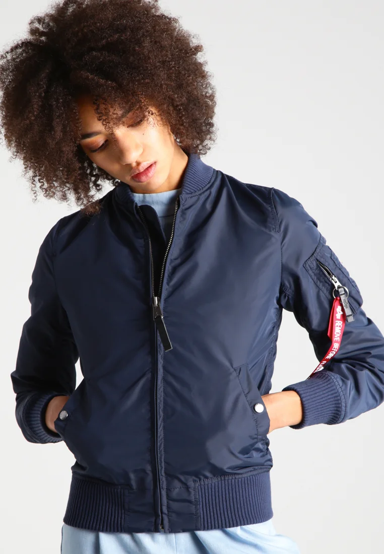 wholesale price Alpha Industries Bomber Jacket - dark blue Streetwear Clothing Jackets, Gilets & Blazers Bomber Jackets
