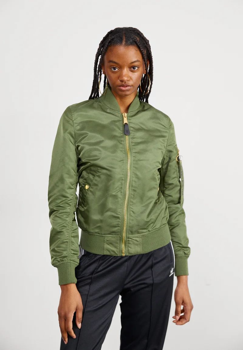 Wholesale online Alpha Industries Bomber Jacket - sage green/gold Streetwear Clothing Jackets, Gilets & Blazers Bomber Jackets