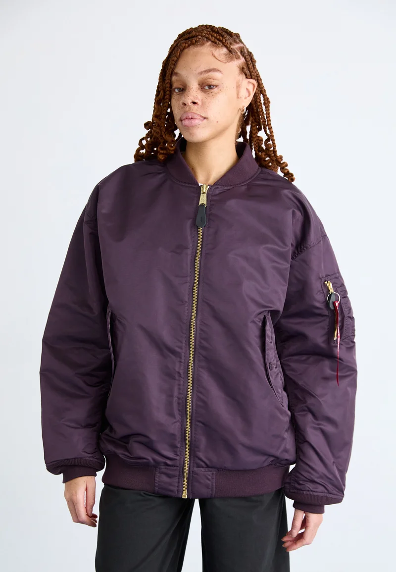 Retailer Alpha Industries CORE - Bomber Jacket plum Streetwear Sale Streetwear Clothing Socks Bomber Jackets