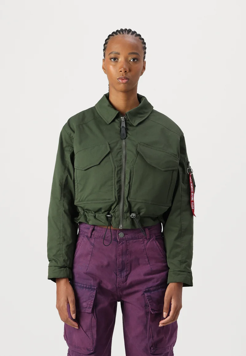 Sale USA Online Alpha Industries FIELD FLIGHT JACKET  - Bomber Jacket dark olive Streetwear Sale Streetwear Clothing Socks Bomber Jackets