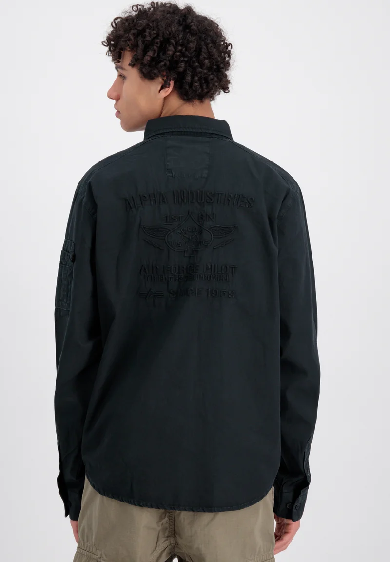 Available to buy online Alpha Industries AIR FORCE - Shirt black Clothing Sale Shirts Business Shirts