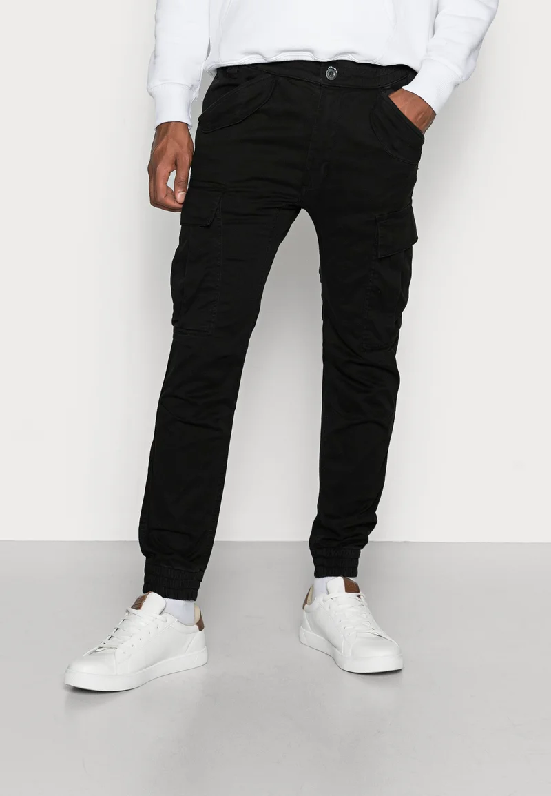 outlet store sale Alpha Industries AIRMAN PANT - Cargo trousers black Clothing Trousers Cargo trousers