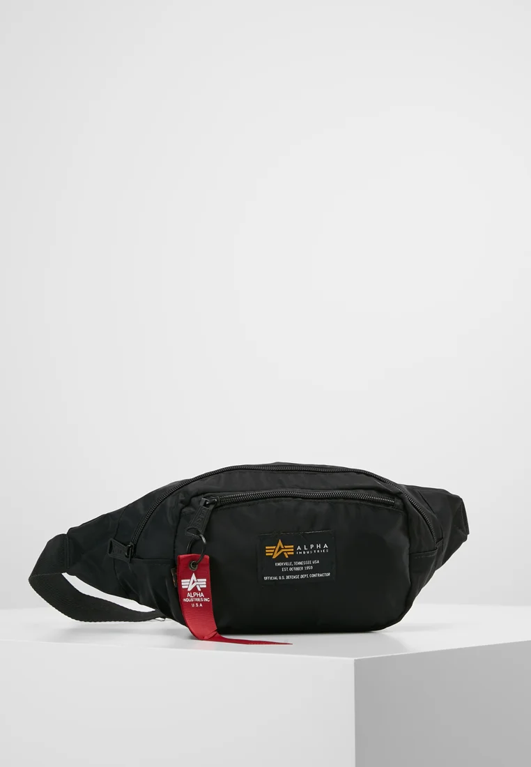official shop Alpha Industries CREW WAIST BAG UNISEX - Bum bag black Accessories Bags & cases Bum bags