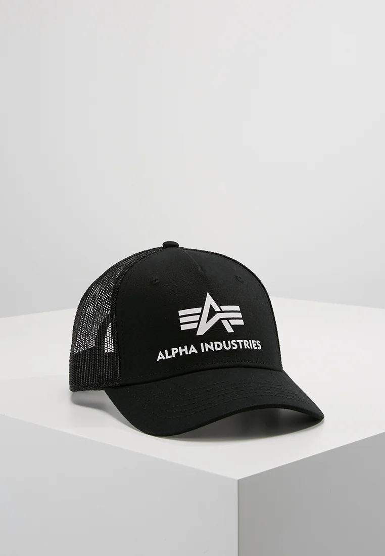 Newest Alpha Industries BASIC - Cap black Accessories Beanies, hats & caps Caps