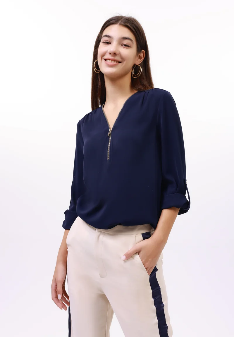 unique Anna Field Blouse - navy Clothing Shirts & Blouses Blouses