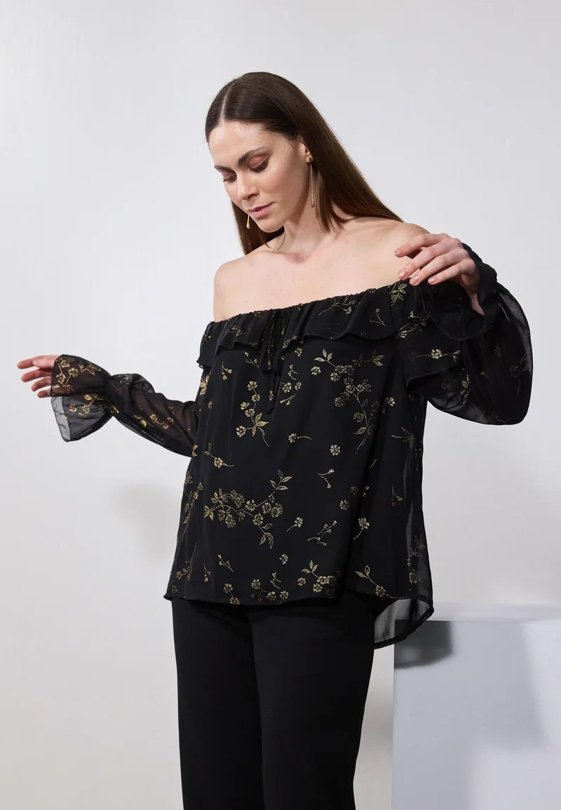 Official Anna Field Blouse - black Clothing Shirts & Blouses Blouses