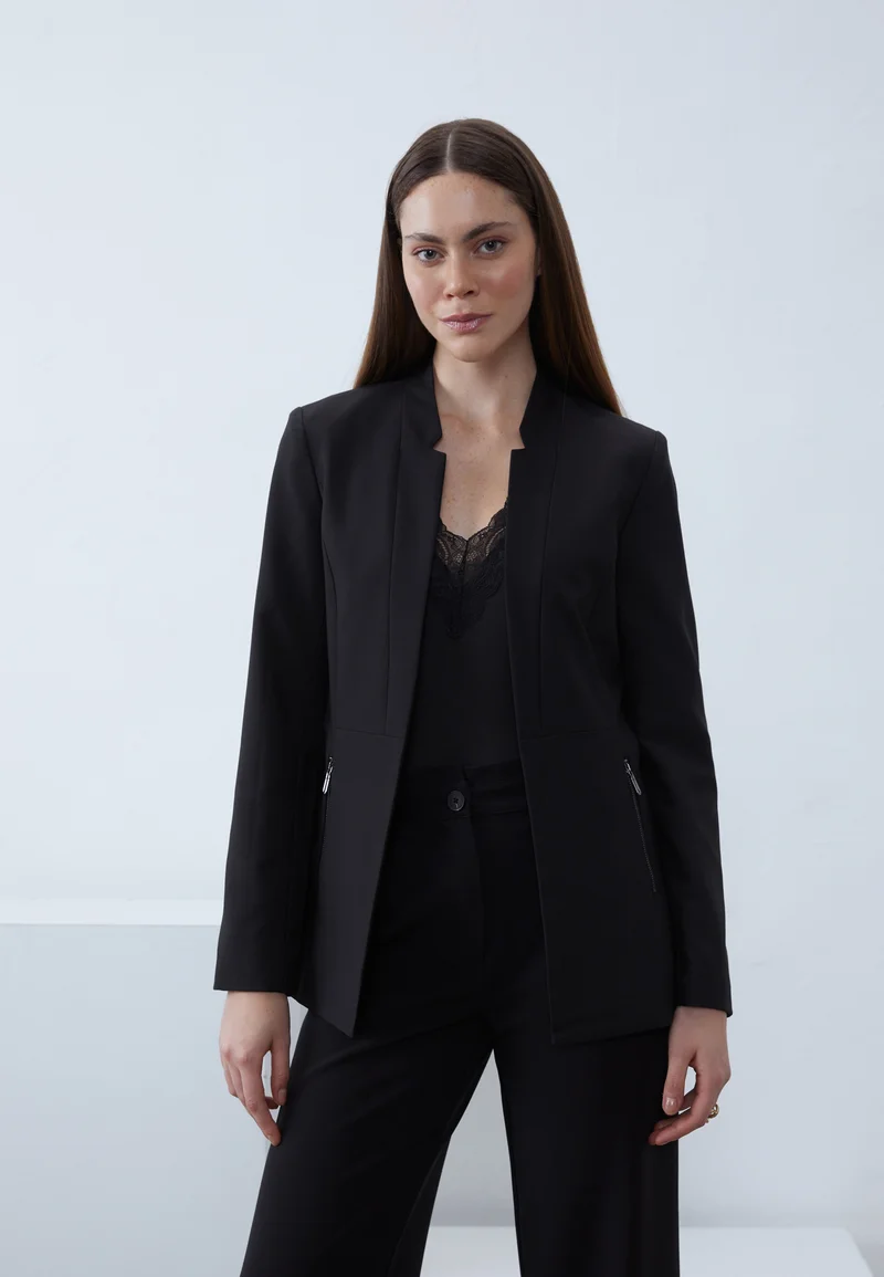 Wholesale Anna Field Short coat - black Clothing Jackets & Blazers Bomber Jackets