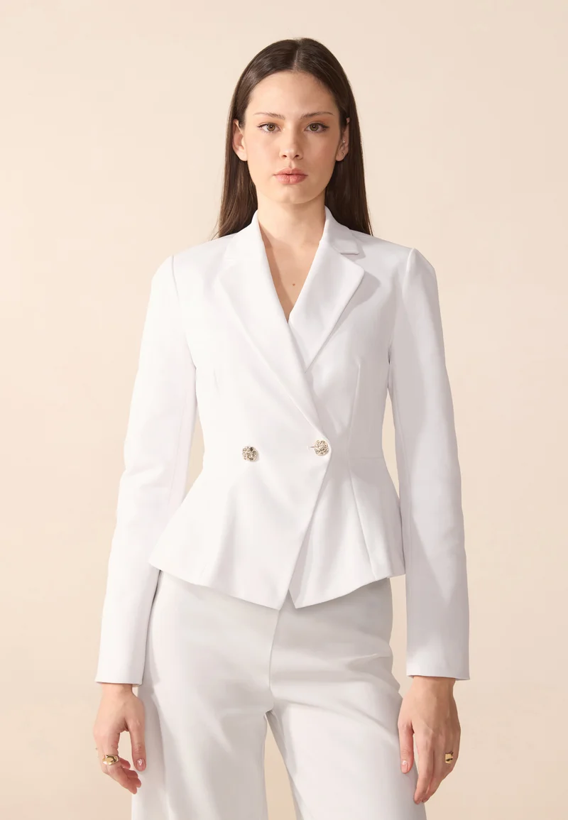 Authorized Site Anna Field Blazer - white Clothing Jackets & Blazers Blazers