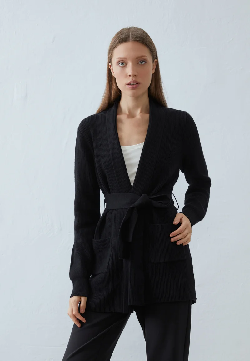 luxury lifestyle brand Anna Field Cardigan - black Clothing Knitwear & Cardigans Cardigans