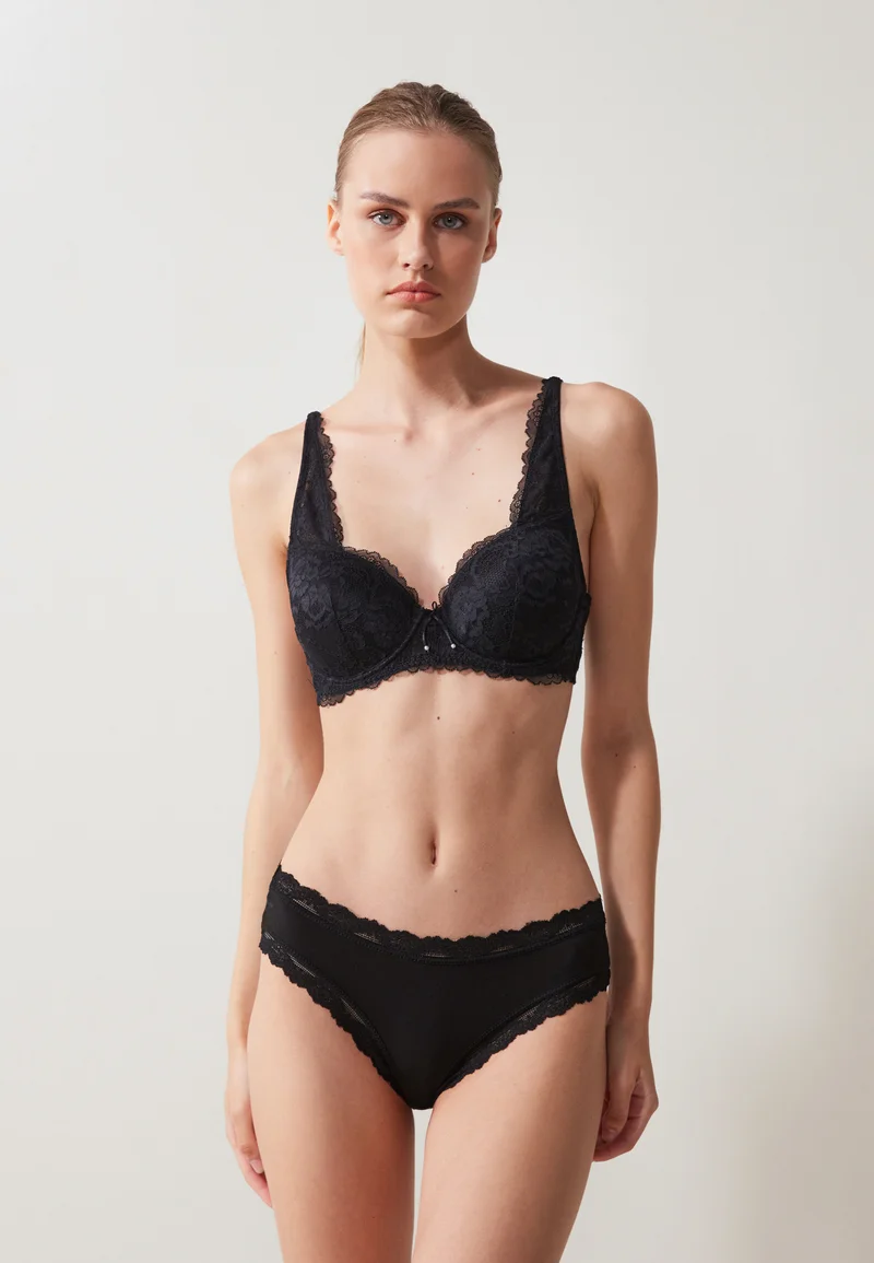 official shop Anna Field MODAL BRIEF WITH LACE 5 PACK - Briefs black Clothing Underwear Shapewear