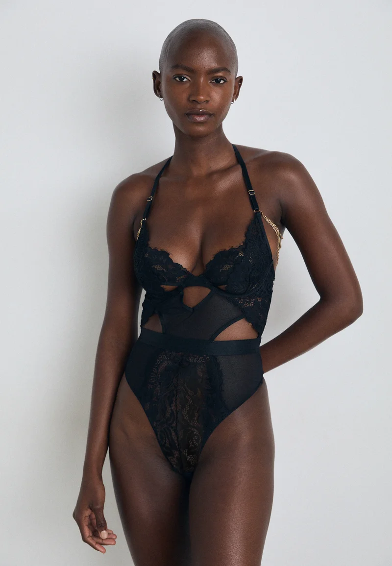 luxury fashion brands Ann Summers ETHEREAL  - Body black Clothing Underwear Shapewear Bodies