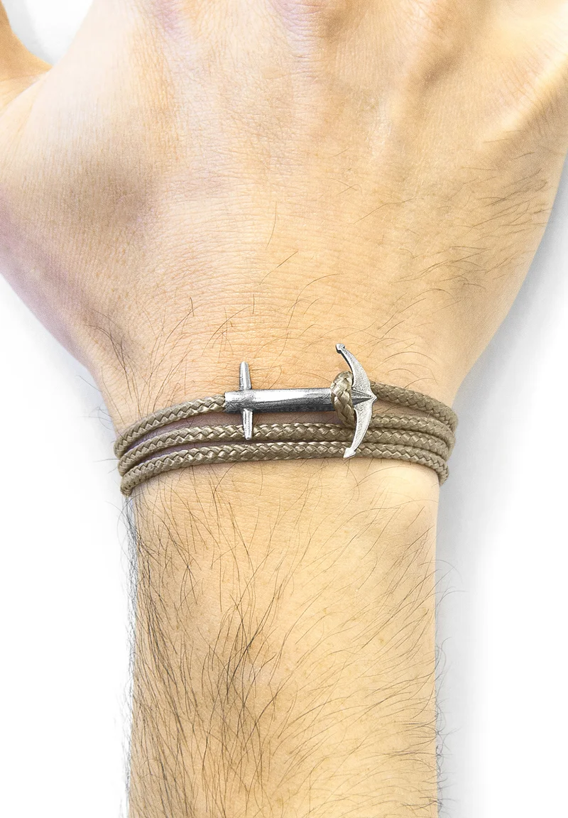 official authorized store Anchor & Crew ADMIRAL AND ROPE - Bracelet tan brown Accessories Jewellery Bracelets