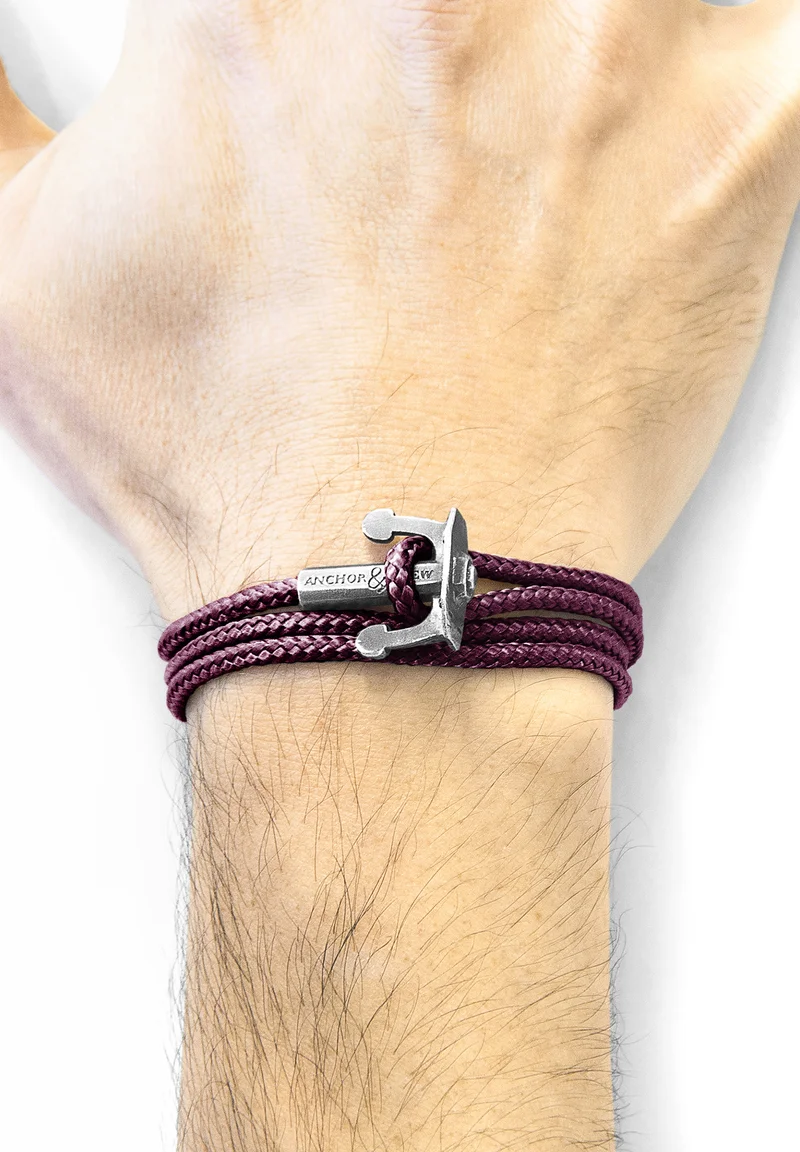 Largest Fashion Store Anchor & Crew UNION - Bracelet purple Accessories Jewellery Bracelets
