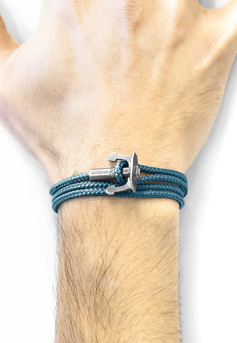 wide range Anchor & Crew UNION - Bracelet light blue Accessories Jewellery Bracelets