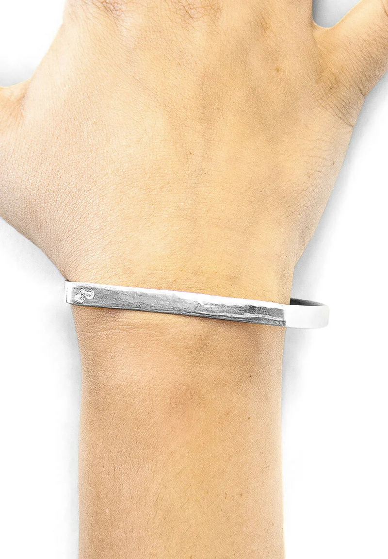 Wholesale Anchor & Crew HOLDEN QUARTER CIRCLE GEOMETRIC - Bracelet silver-coloured Accessories Jewellery Bracelets