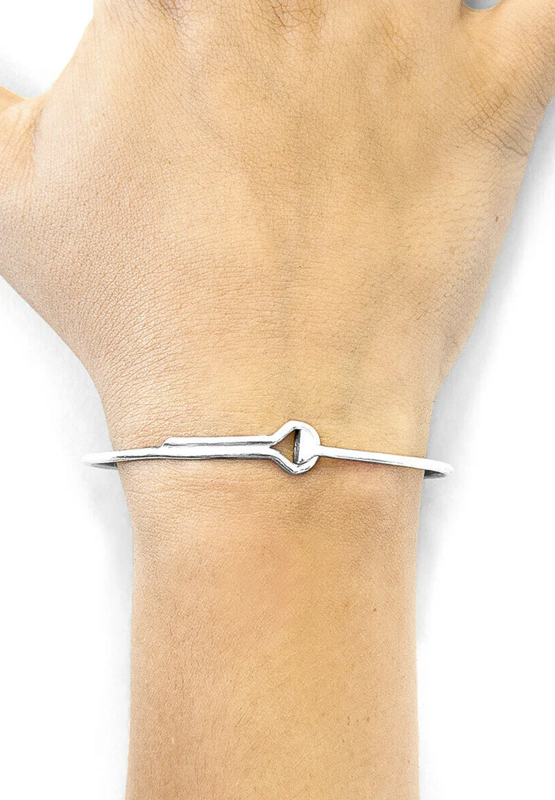 Best Prices Anchor & Crew SUTTON GATE MIDI GEOMETRIC - Bracelet silver Accessories Jewellery Bracelets