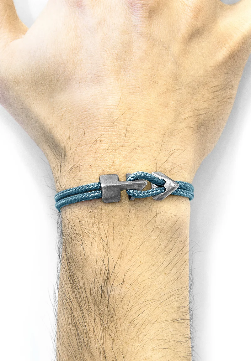 Hot Sale Anchor & Crew BRIXHAM - Bracelet light blue Accessories Jewellery Bracelets
