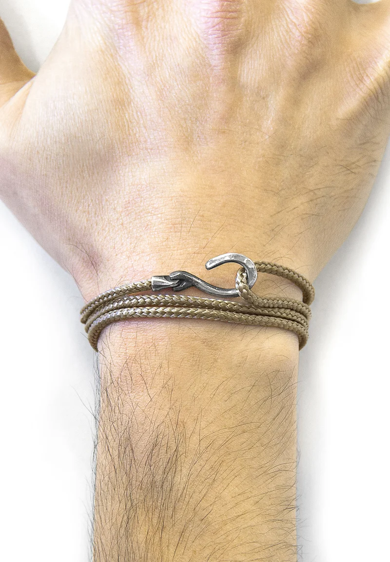 high quality guarantee Anchor & Crew HEYSHAM ROPE - Bracelet tan brown Accessories Jewellery Bracelets