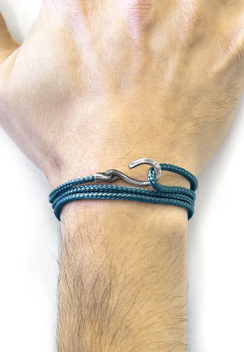 Shop Anchor & Crew HEYSHAM ROPE - Bracelet light blue Accessories Jewellery Bracelets