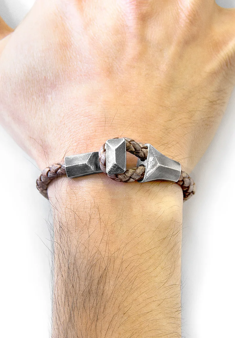 cheapest online price Anchor & Crew Bracelet - grey Accessories Jewellery Bracelets