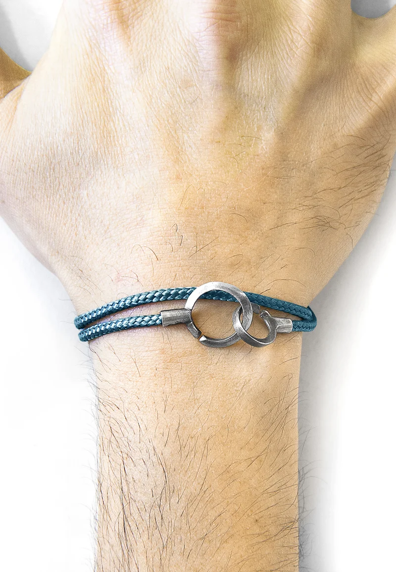 discountable price Anchor & Crew Bracelet - light blue Accessories Jewellery Bracelets