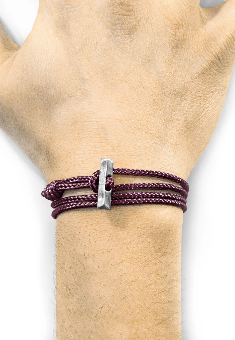 genuine Anchor & Crew OXFORD ROPE - Bracelet purple Accessories Jewellery Bracelets