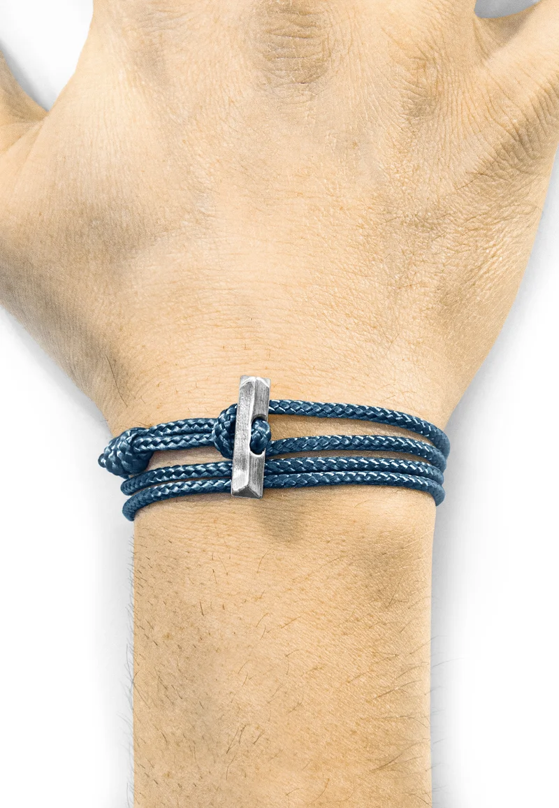 UK Discount Online Sale Anchor & Crew OXFORD ROPE - Bracelet light blue Accessories Jewellery Bracelets