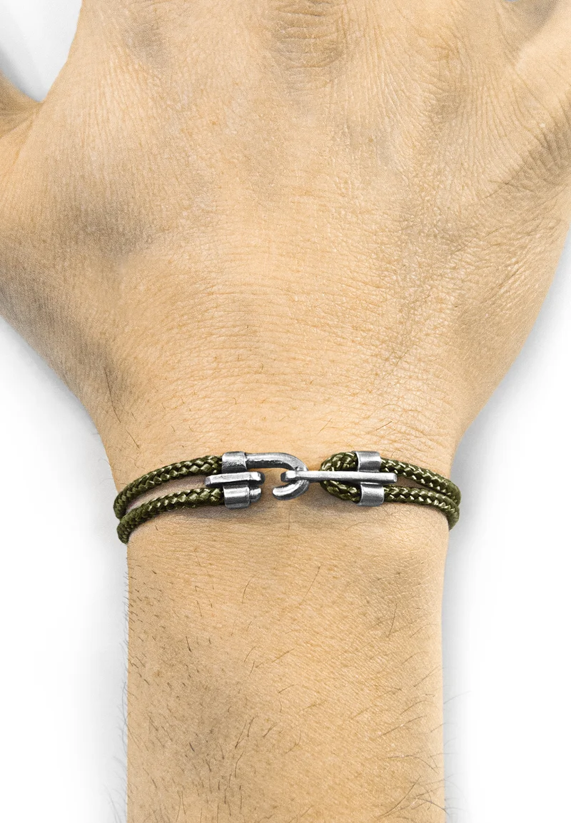 glamorous Anchor & Crew ROPE - Bracelet green Accessories Jewellery Bracelets