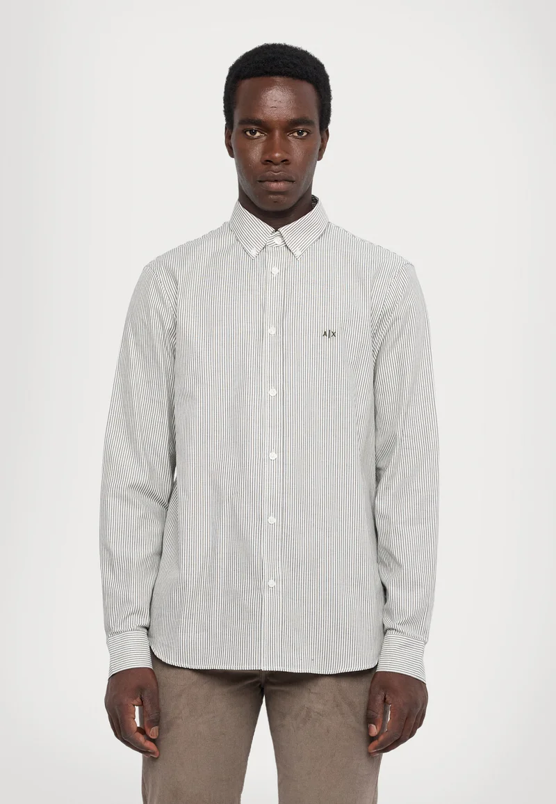 sale retailer Armani Exchange CAMICIA - Shirt white Clothing Sale Shirts Business Shirts