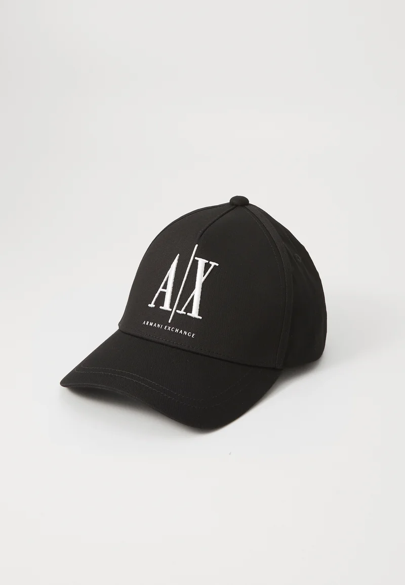 Top Brand Wholesale Online Armani Exchange BASEBALL HAT UNISEX - Cap black Accessories Beanies, hats & caps Caps