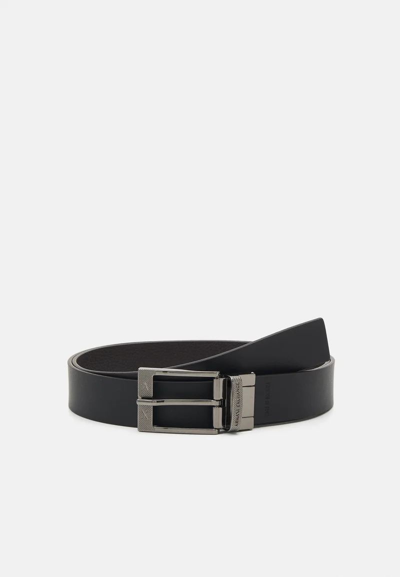 Available to buy online Armani Exchange REVERSIBLE BELT UNISEX - Belt black/dark brown Accessories Sale Belts Braided belt