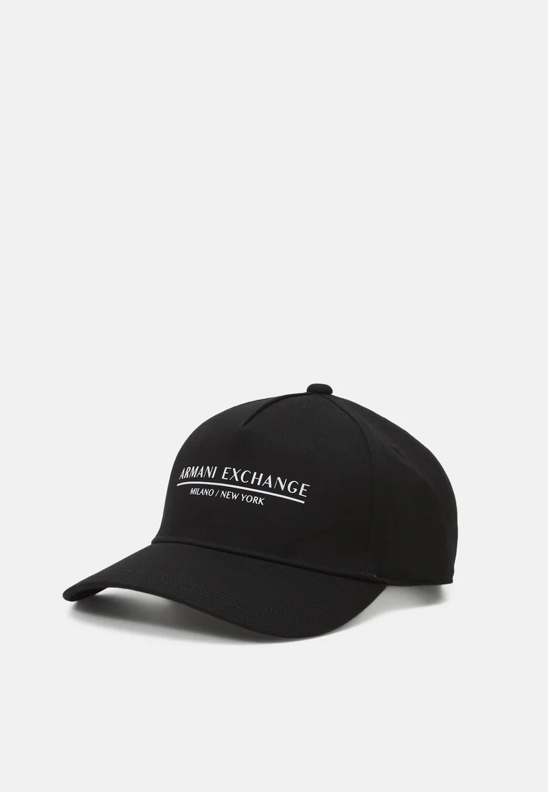 largest collection Armani Exchange BASEBALL HAT UNISEX - Cap black Accessories Beanies, hats & caps Caps