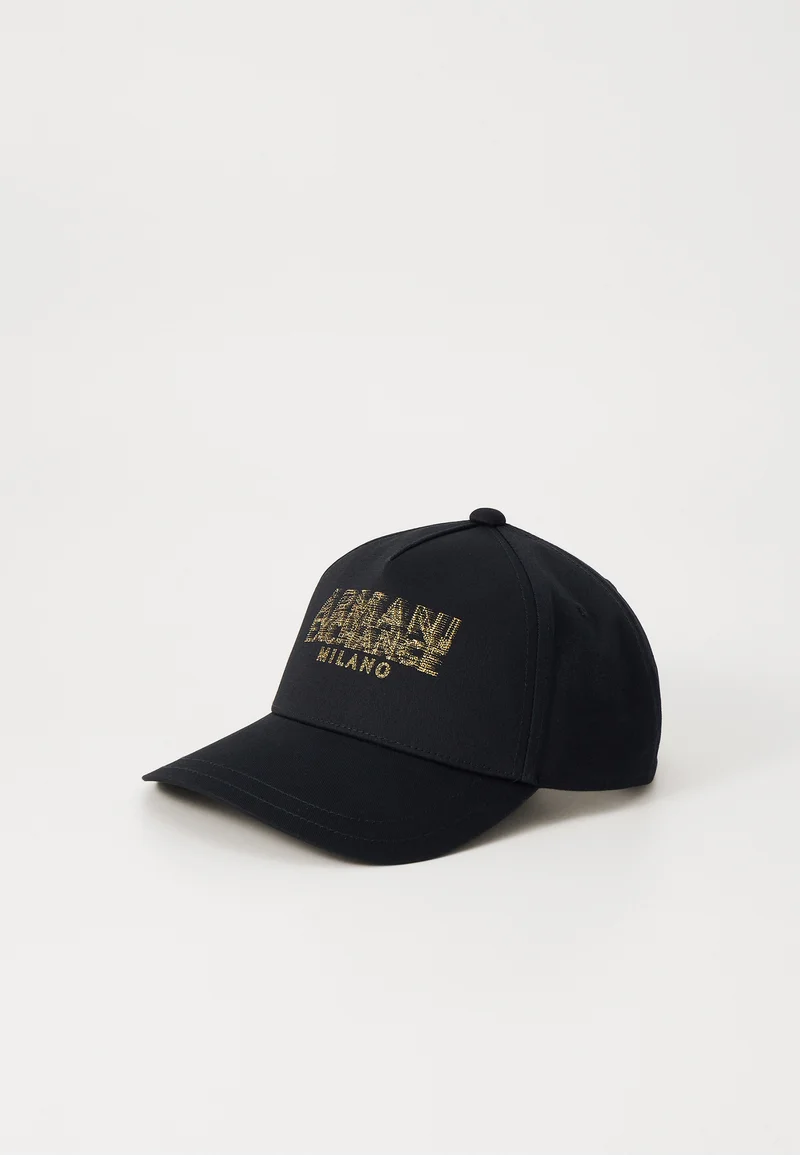 In Stock Armani Exchange BASEBALL HAT UNISEX - Cap black Accessories Hats & headscarves Caps