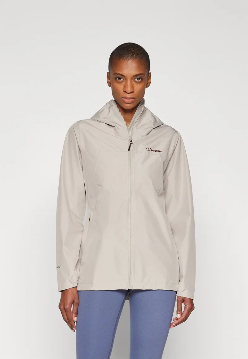 Authentic USA Online Berghaus DELUGE PRO JACKET - Waterproof jacket taupe Clothing Jackets & Blazers Bomber Jackets