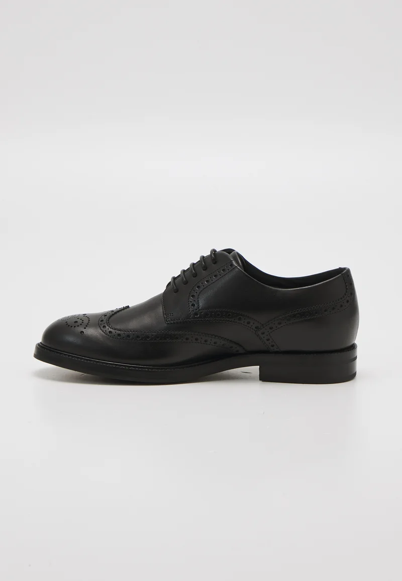 amazing selection BOSS DERB - Smart lace-ups black Shoes Sale Lace-up shoes Boat shoes