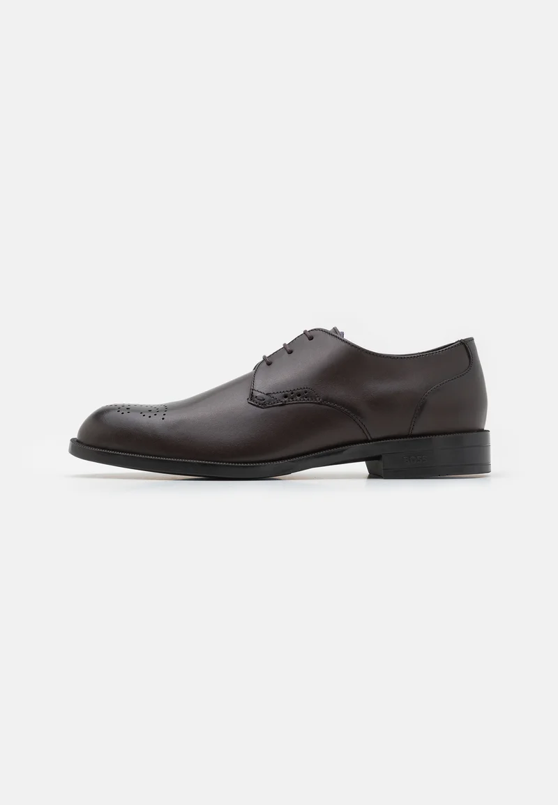 Big discount on sale BOSS TAYIL - Smart lace-ups dark brown Shoes Sale Business shoes
