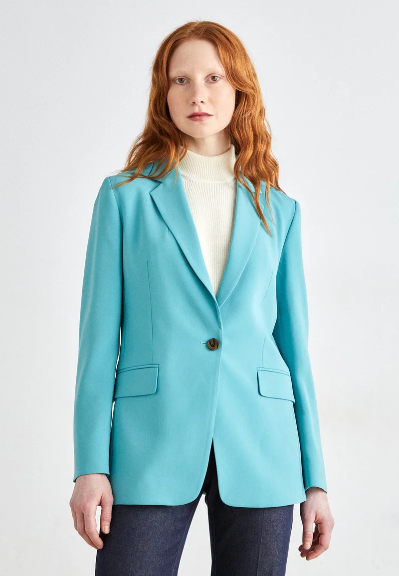 Top Brand Wholesale Online BOSS JOCALUAH - Blazer open blue Clothing Jackets & Blazers Bomber Jackets