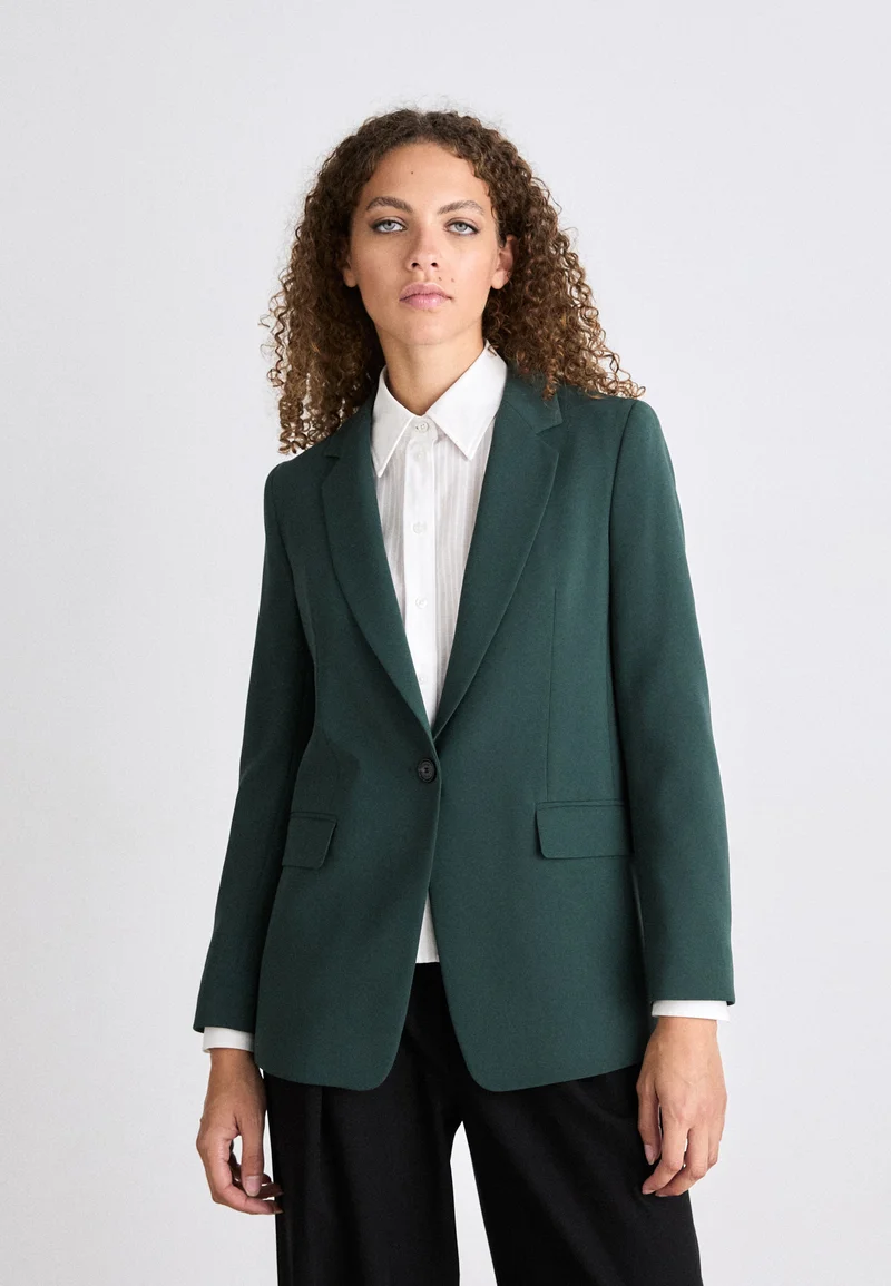 classic fashion trend BOSS JOCALUAH - Blazer open green Clothing Jackets & Blazers Bomber Jackets