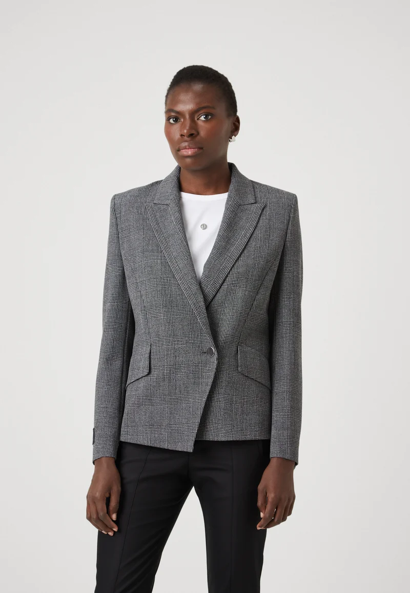 attractive price BOSS JARINARA - Blazer grey Clothing Jackets & Blazers Bomber Jackets