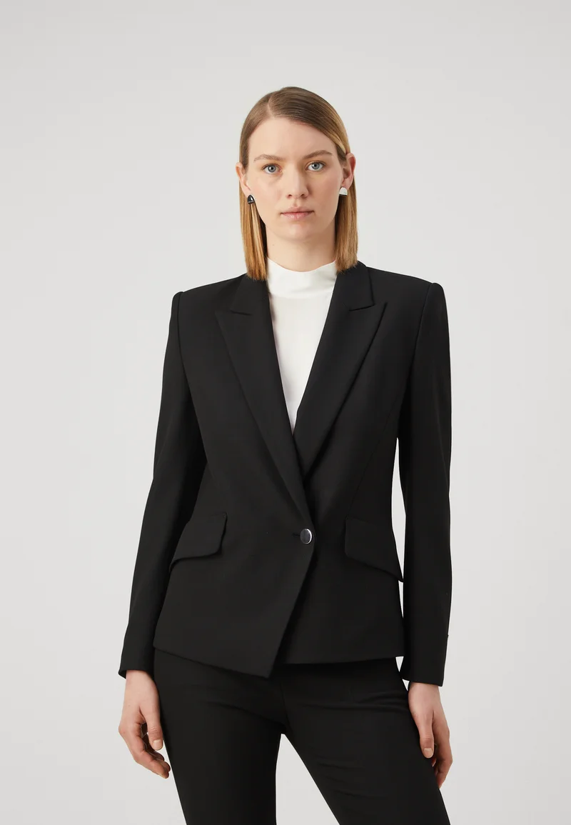 UK official online shop BOSS JARINARA - Blazer black Clothing Jackets & Blazers Bomber Jackets