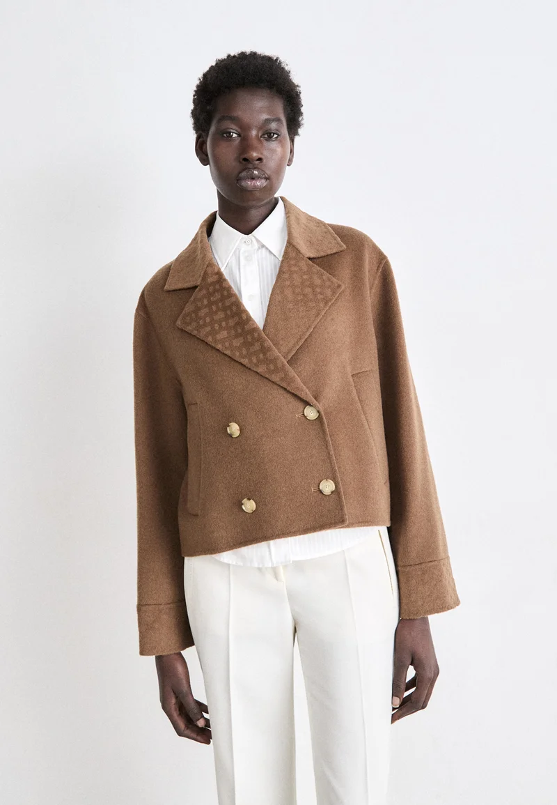 Free Shipping BOSS JUTANO - Blazer open brown Clothing Jackets & Blazers Blazers
