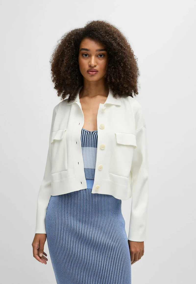 100% top quality BOSS C_FAYLO - Cardigan natural eighteen Clothing Knitwear & Cardigans Cardigans