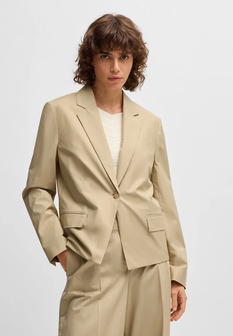 sale retailer BOSS JUPAN - Blazer medium beige Clothing Jackets & Blazers Blazers